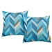 Modway Two Piece Outdoor Patio Pillow Set - Wave - MOD3186