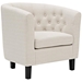 Prospect Upholstered Fabric Armchair - Beige - MOD3388