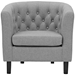 Prospect Upholstered Fabric Armchair - Light Gray - MOD3393