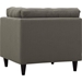 Empress Upholstered Fabric Corner Sofa - Granite - MOD3512
