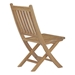 Marina Outdoor Patio Teak Folding Chair - Natural Style A - MOD3639