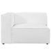 Mingle Fabric Left-Facing Sofa - White - MOD3714