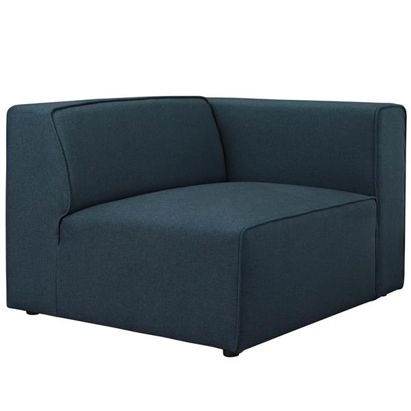 Mingle Fabric Right-Facing Sofa - Blue 