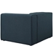 Mingle Fabric Right-Facing Sofa - Blue - MOD3715