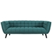 Bestow Upholstered Fabric Sofa - Teal - MOD3741