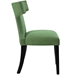 Curve Dining Side Chair Fabric Set of 2 - Kelly Green - MOD3786