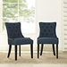 Regent Dining Side Chair Fabric Set of 2 - Azure - MOD3795