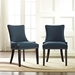 Marquis Dining Side Chair Fabric Set of 2 - Azure - MOD3819