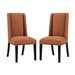 Baron Dining Chair Fabric Set of 2 - Orange - MOD3838