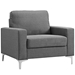 Allure Upholstered Armchair - Gray - MOD3858