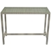 Conduit Outdoor Patio Wicker Rattan Large Bar Table - Light Gray - MOD3934