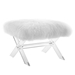 Swift Sheepskin Bench - Clear White - MOD4004