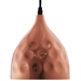 Dimple 6.5" Bell-Shaped Rose Gold Pendant Light -  - MOD4057