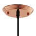 Dimple 11" Bell-Shaped Rose Gold Pendant Light -  - MOD4058