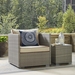 Repose Outdoor Patio Armchair - Light Gray Beige - MOD4134