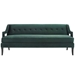 Concur Button Tufted Performance Velvet Sofa - Green - MOD4205