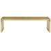 Gridiron Large Stainless Steel Bench - Gold - MOD4210