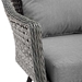 Endeavor Outdoor Patio Wicker Rattan Armchair - Gray Gray - MOD4294