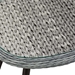 Endeavor Outdoor Patio Wicker Rattan Side Table - Gray - MOD4296