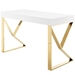 Adjacent Desk - White Gold - MOD4304