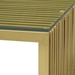 Gridiron Stainless Steel Coffee Table - Gold - MOD4310