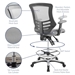 Calibrate Mesh Drafting Chair - Gray - MOD4325