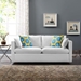 Activate Upholstered Fabric Sofa - White - MOD4331