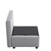 Activate Upholstered Fabric Armchair - Light Gray - MOD4335