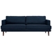Agile Upholstered Fabric Sofa - Blue - MOD4360