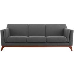 Chance Upholstered Fabric Sofa - Gray 