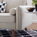 Revive Upholstered Fabric Loveseat - Beige - MOD4430
