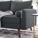 Revive Upholstered Fabric Loveseat - Gray - MOD4431