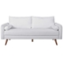 Revive Upholstered Fabric Sofa - White