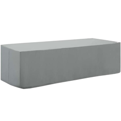 Immerse Convene / Sojourn / Summon Chaise or Sofa Outdoor Patio Furniture Cover - Gray 