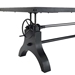 Genuine 96" Crank Height Adjustable Rectangle Dining and Conference Table - Black - MOD4494