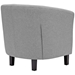Prospect 2 Piece Upholstered Fabric Armchair Set - Light Gray - MOD4521