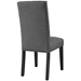 Confer Dining Side Chair Fabric Set of 2 - Gray - MOD4766