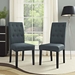 Confer Dining Side Chair Fabric Set of 2 - Gray - MOD4766