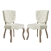 Array Dining Side Chair Set of 2 - Ivory - MOD4917