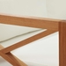 Northlake Outdoor Patio Premium Grade A Teak Wood Sofa - Natural White - MOD5035
