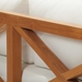 Northlake Outdoor Patio Premium Grade A Teak Wood Sofa - Natural White - MOD5035