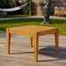 Northlake Outdoor Patio Premium Grade A Teak Wood Side Table - Natural - MOD5039