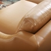 Harness 83.5" Stainless Steel Base Leather Sofa - Tan - MOD5063