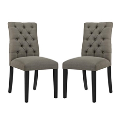 Duchess Dining Chair Fabric Set of 2 - Granite 