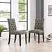 Duchess Dining Chair Fabric Set of 2 - Granite - MOD5124