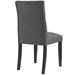 Duchess Dining Chair Fabric Set of 2 - Gray - MOD5126