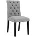 Duchess Dining Chair Fabric Set of 2 - Light Gray - MOD5128
