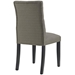 Duchess Dining Chair Fabric Set of 4 - Granite - MOD5134
