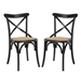 Gear Dining Side Chair Set of 2 - Black - MOD5159