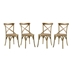 Gear Dining Side Chair Set of 4 - Natural